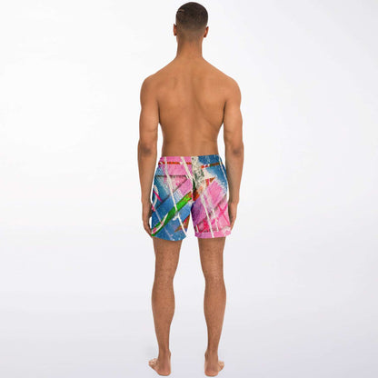 Gavin Scott Square Cut Swim Trunks (Masc XS-3XL)
