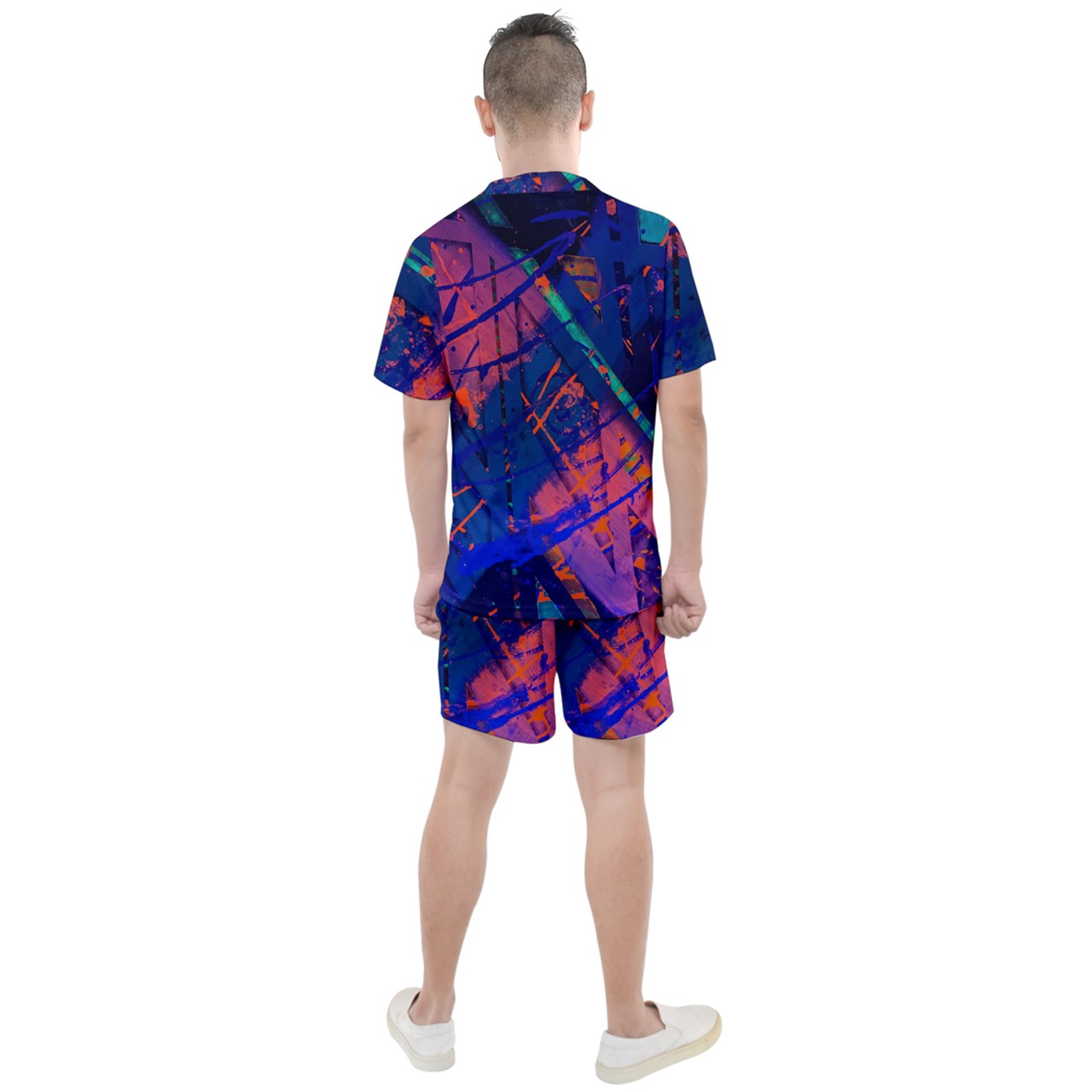 Gavin Scott Mesh Tee and Shorts Set (Masc XS-3XL)