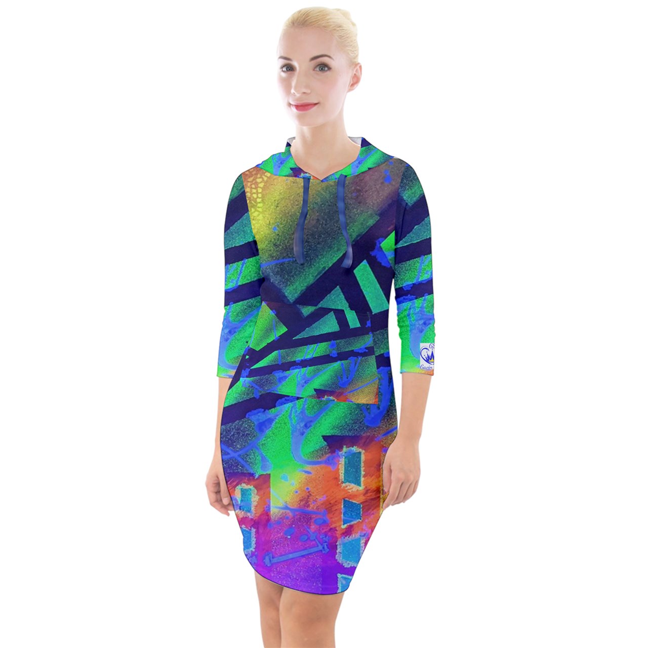 Gavin Scott Vivacious Hoodie Dress (Femme XS-3XL)