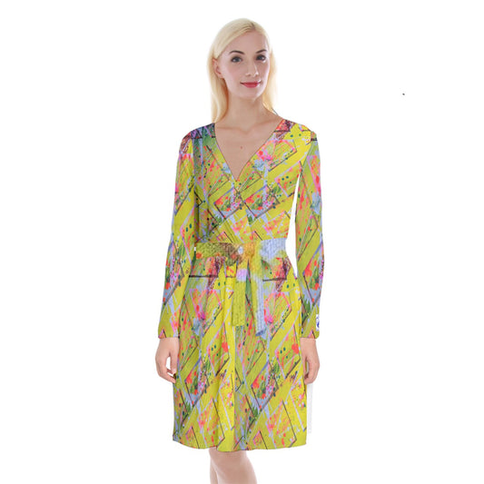 Gavin Scott KiKi Kimono Tie Front Dress (Femme XS-5XL)