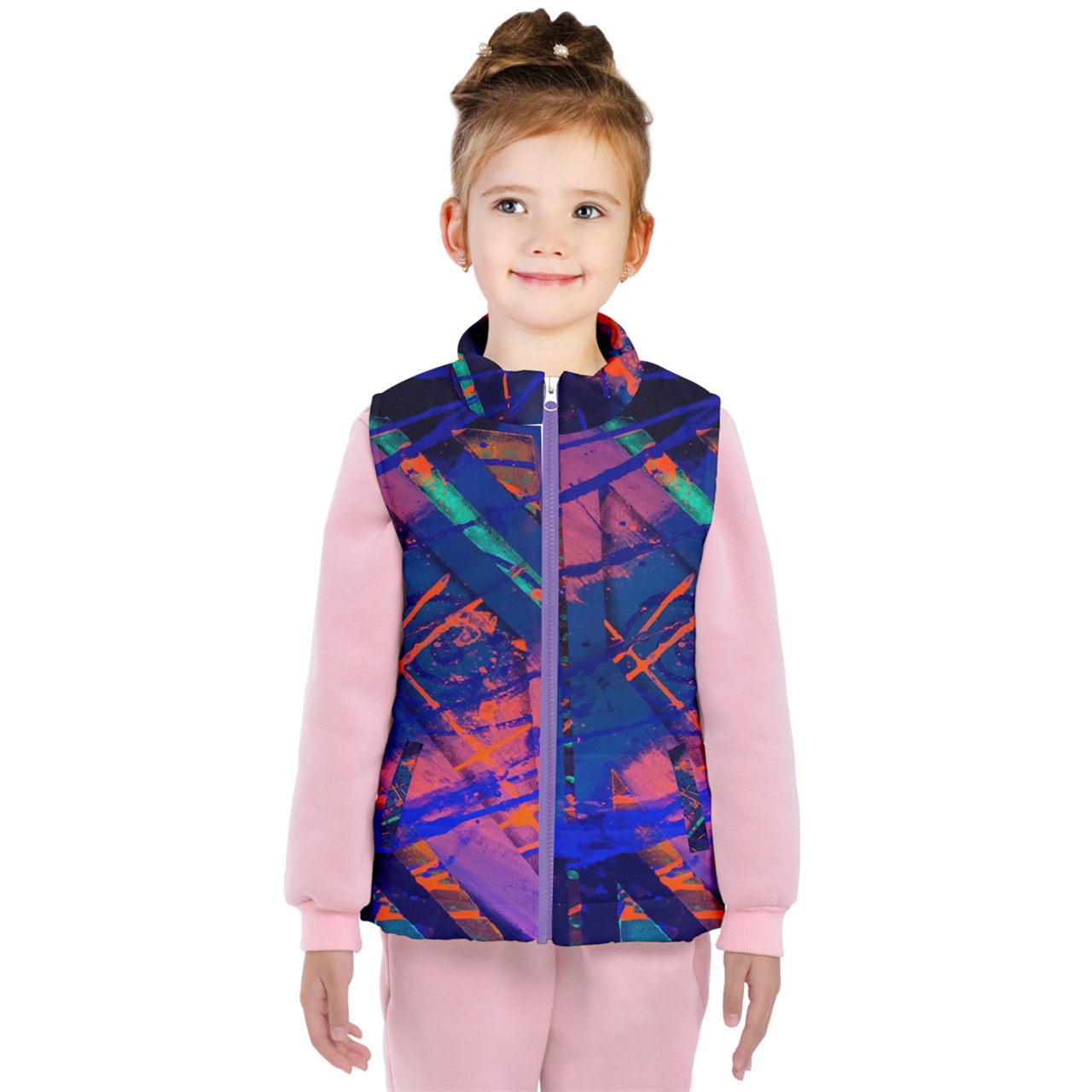 Gavin Scott Puffer Vest w/Black Lining (Genderless 2-16)