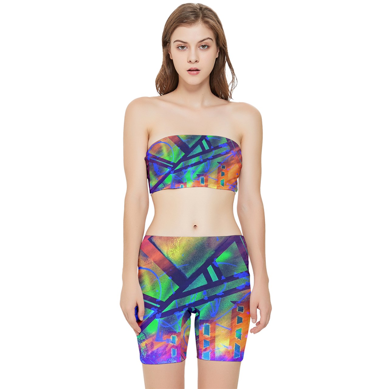 Gavin Scott Shorts and Tube Top Set (Femme XS-5XL)