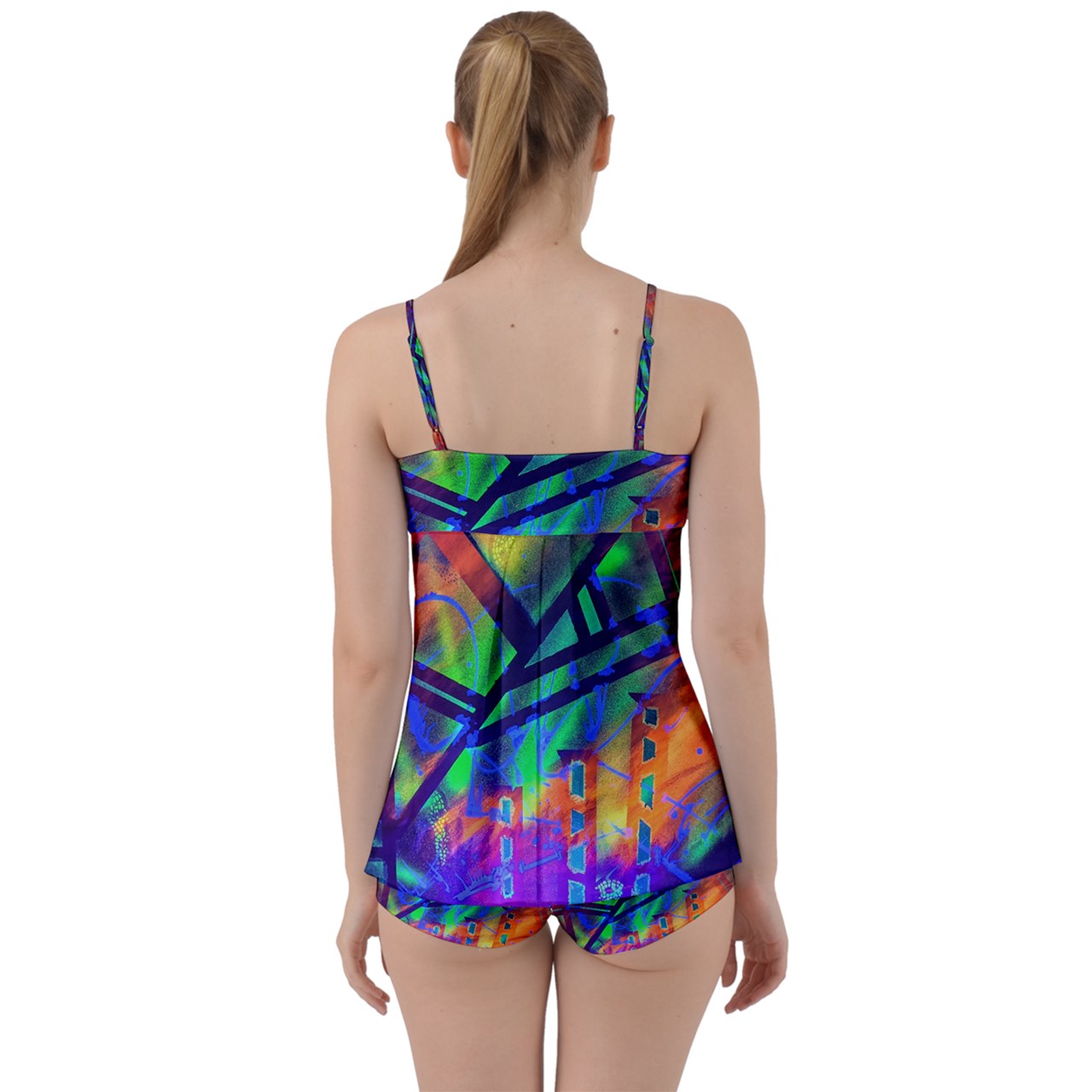 Gavin Scott Tiki Tankini Set (Femme XS-3XL)