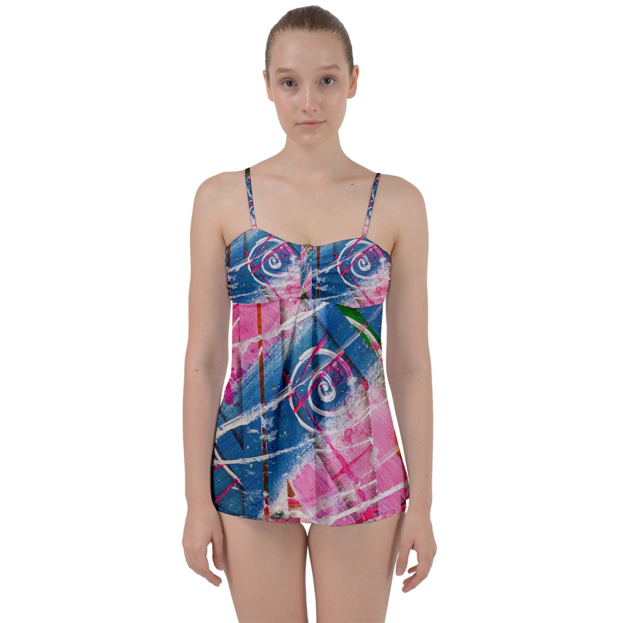 Gavin Scott Tiki Tankini Set (Femme XS-3XL)