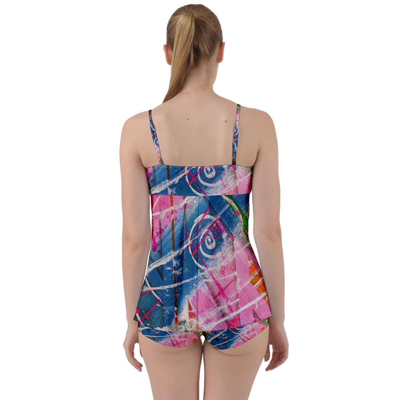 Gavin Scott Tiki Tankini Set (Femme XS-3XL)