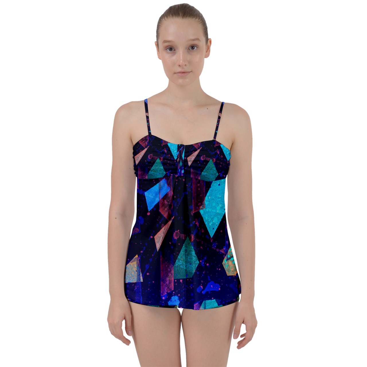 Gavin Scott Tiki Tankini Set (Femme XS-3XL)