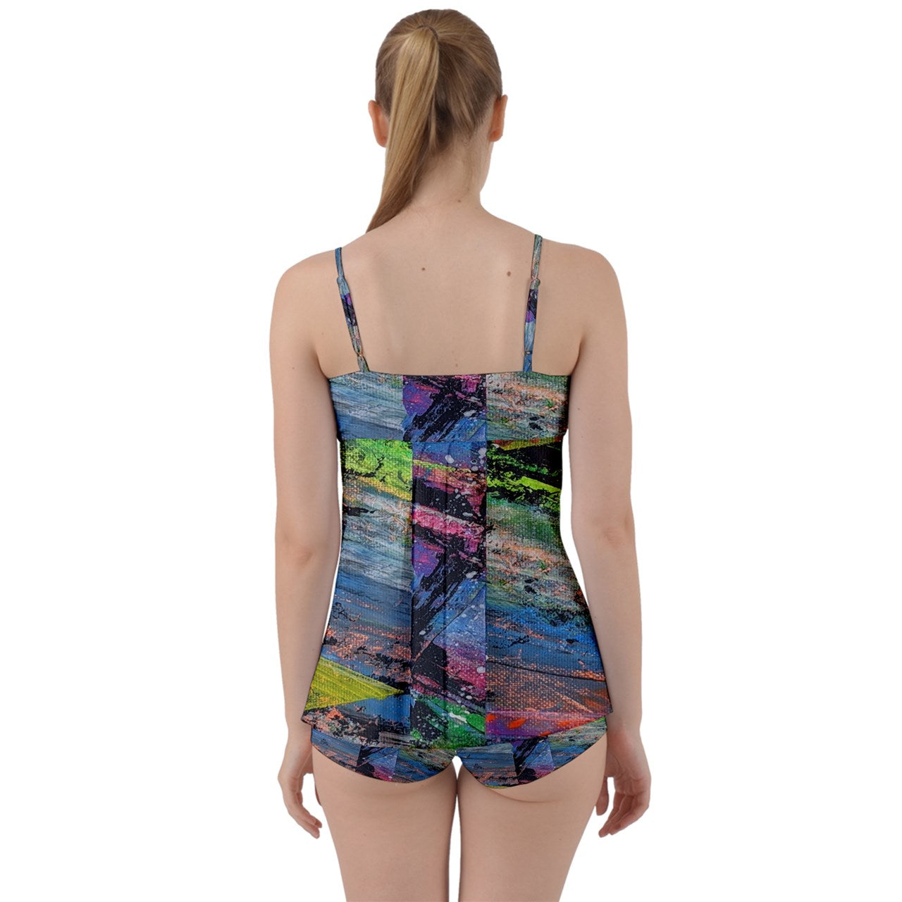 Gavin Scott Tiki Tankini Set (Femme XS-3XL)