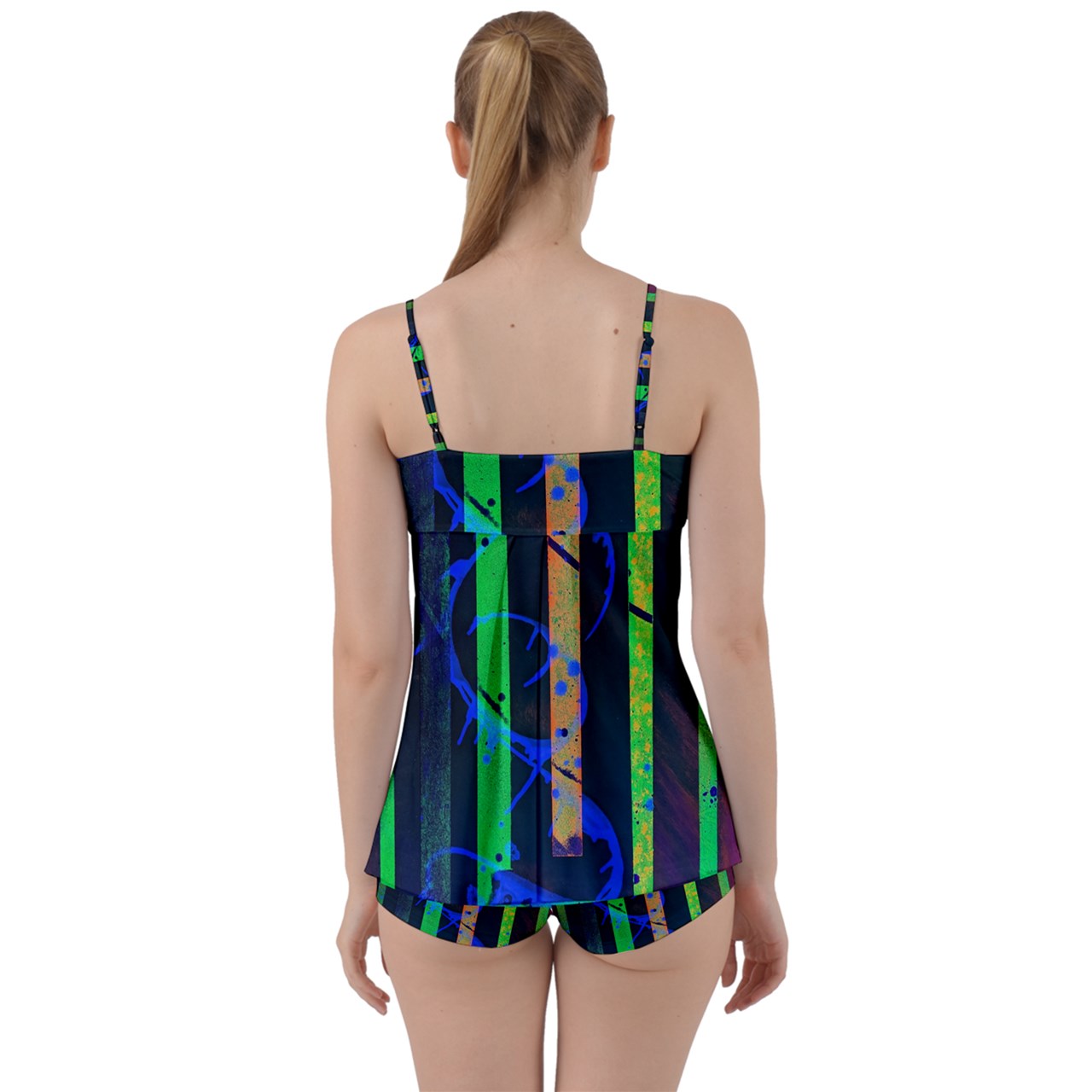 Gavin Scott Tiki Tankini Set (Femme XS-3XL)