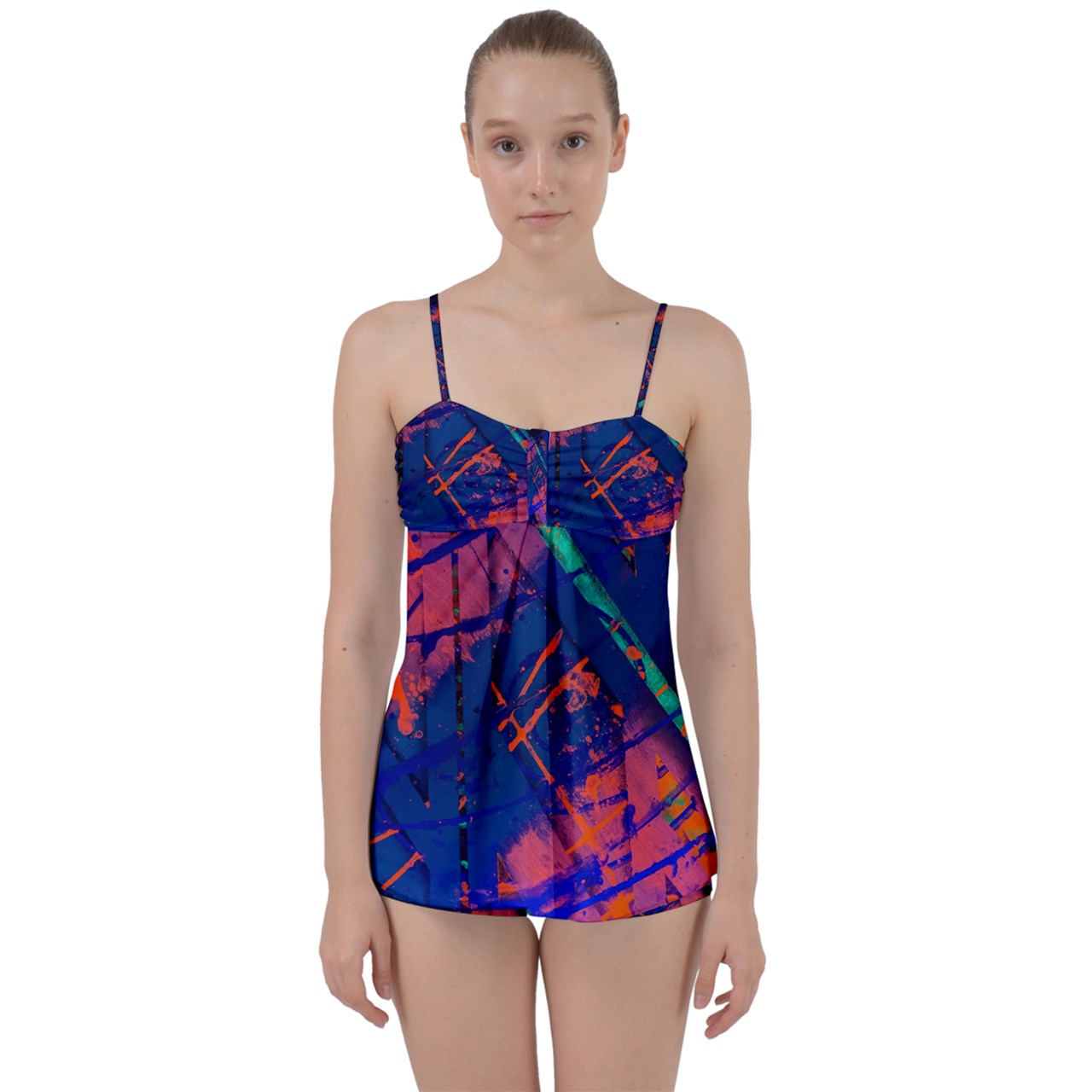 Gavin Scott Tiki Tankini Set (Femme XS-3XL)