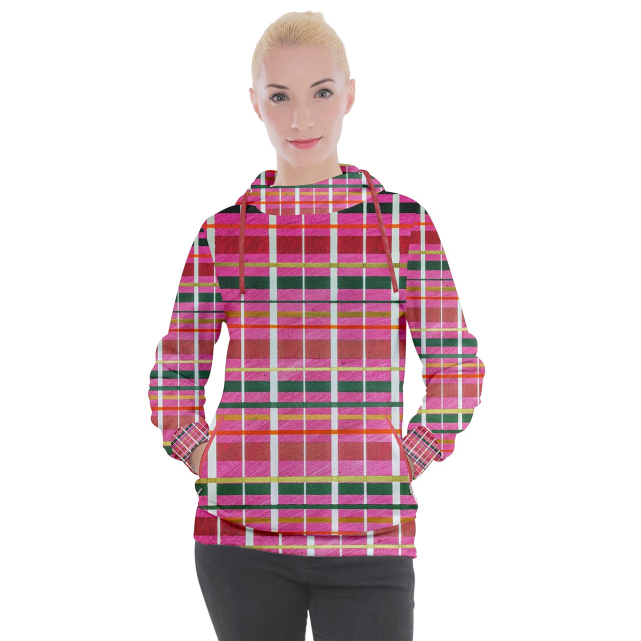 Gavin Scott Pullover Hoodie with Zipper Pockets (Femme XS-3XL)