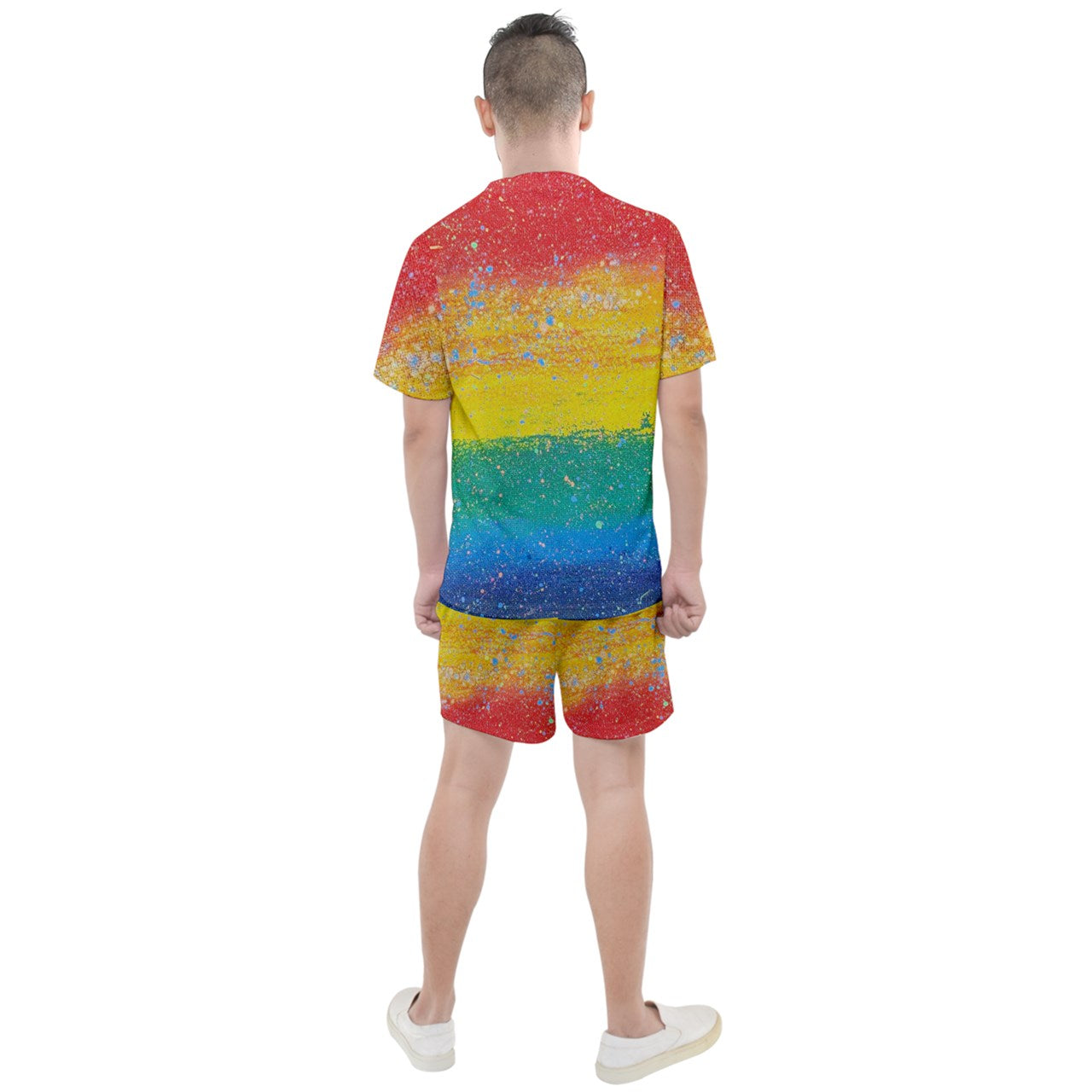 Gavin Scott PRIDE Mesh Tee and Shorts Set (Masc XS-3XL)