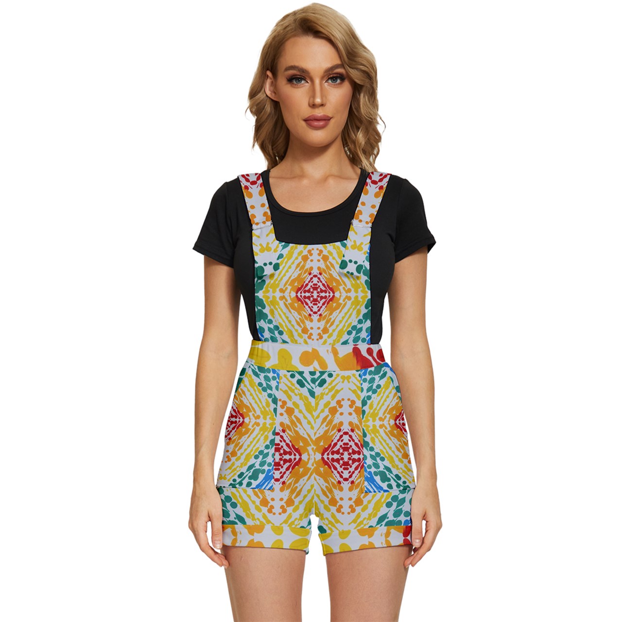 Gavin Scott PRIDE Short Overalls (Femme XS-5XL)