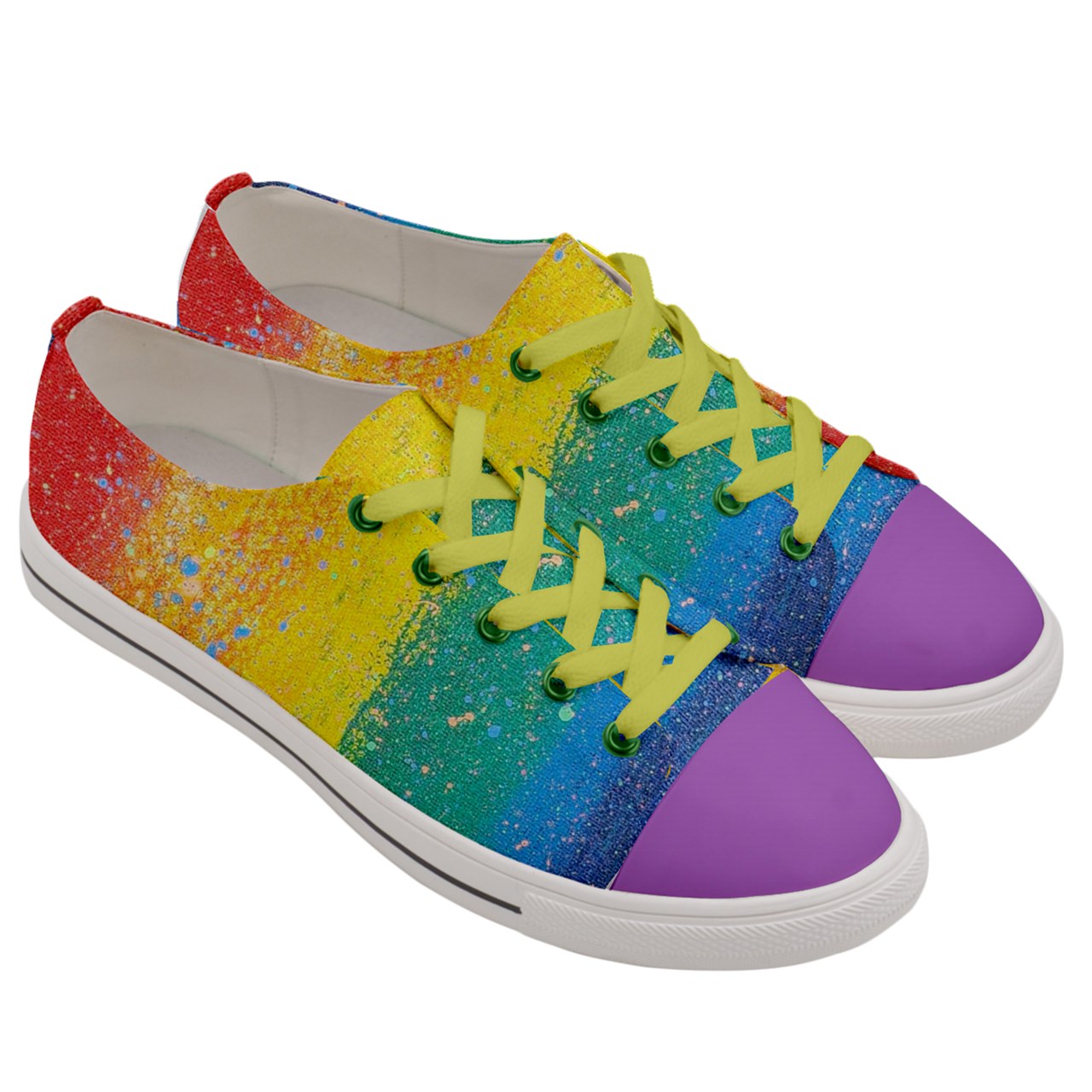 Gavin Scott PRIDE Low Top Canvas Sneakers (Femme)