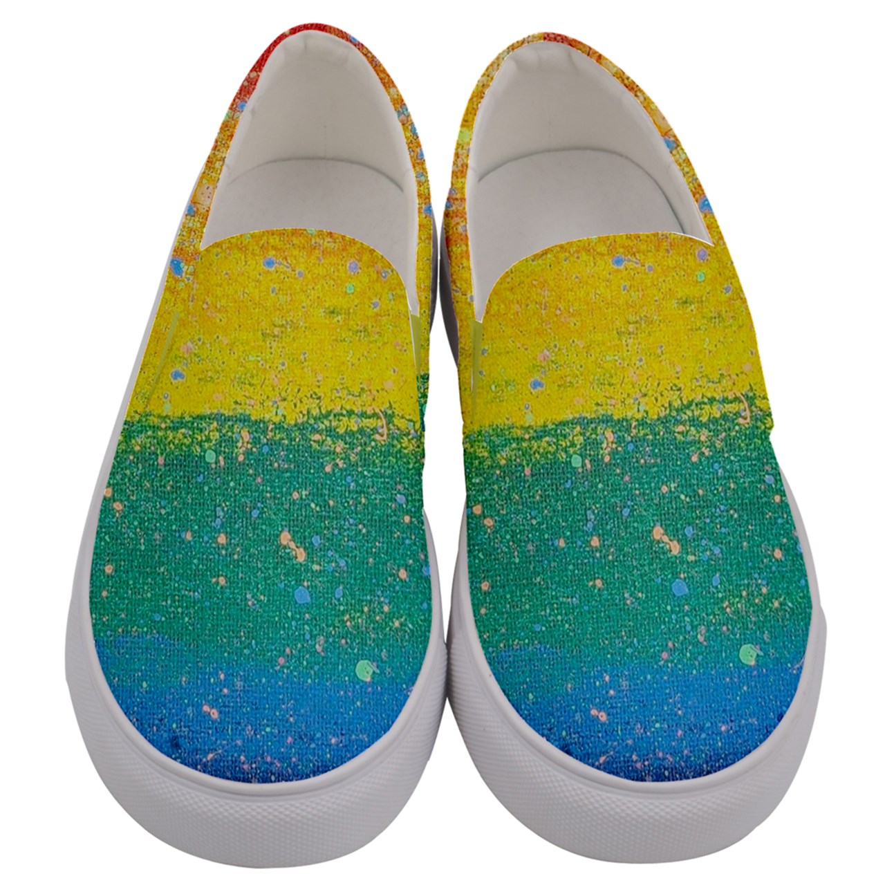 Gavin Scott PRIDE Canvas Slip Ons (Masc)