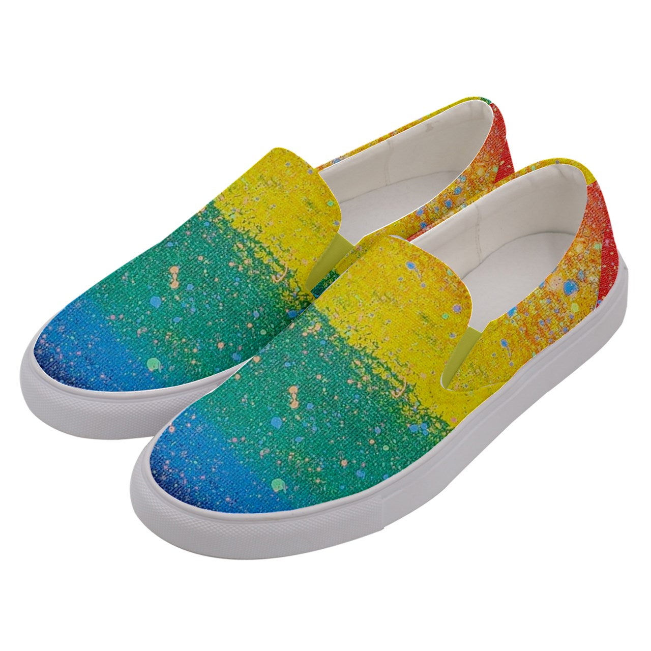 Gavin Scott PRIDE Canvas Slip Ons (Masc)