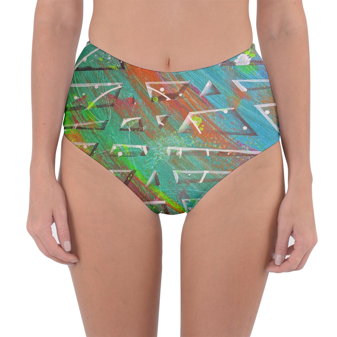 Gavin Scott Reversible High-Waist Bikini Bottoms (Femme XS-3XL)