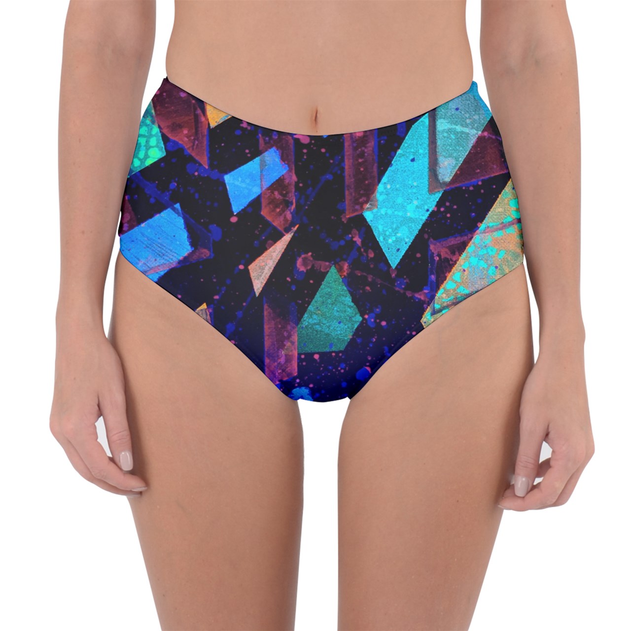 Gavin Scott Reversible High-Waist Bikini Bottoms (Femme XS-3XL)