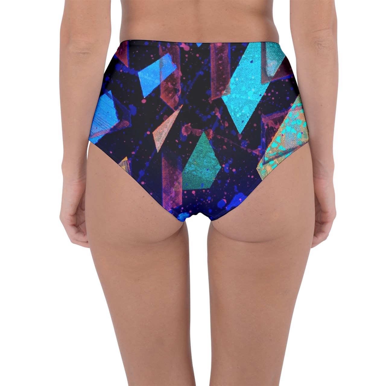 Gavin Scott Reversible High-Waist Bikini Bottoms (Femme XS-3XL)