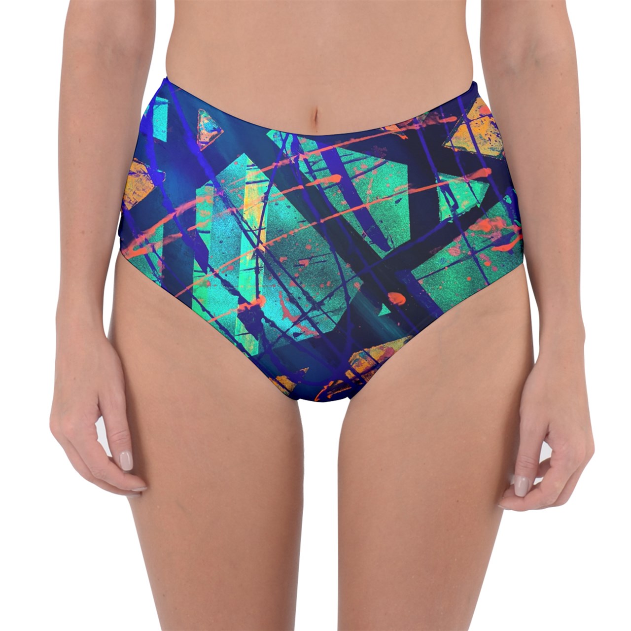 Gavin Scott Reversible High-Waist Bikini Bottoms (Femme XS-3XL)