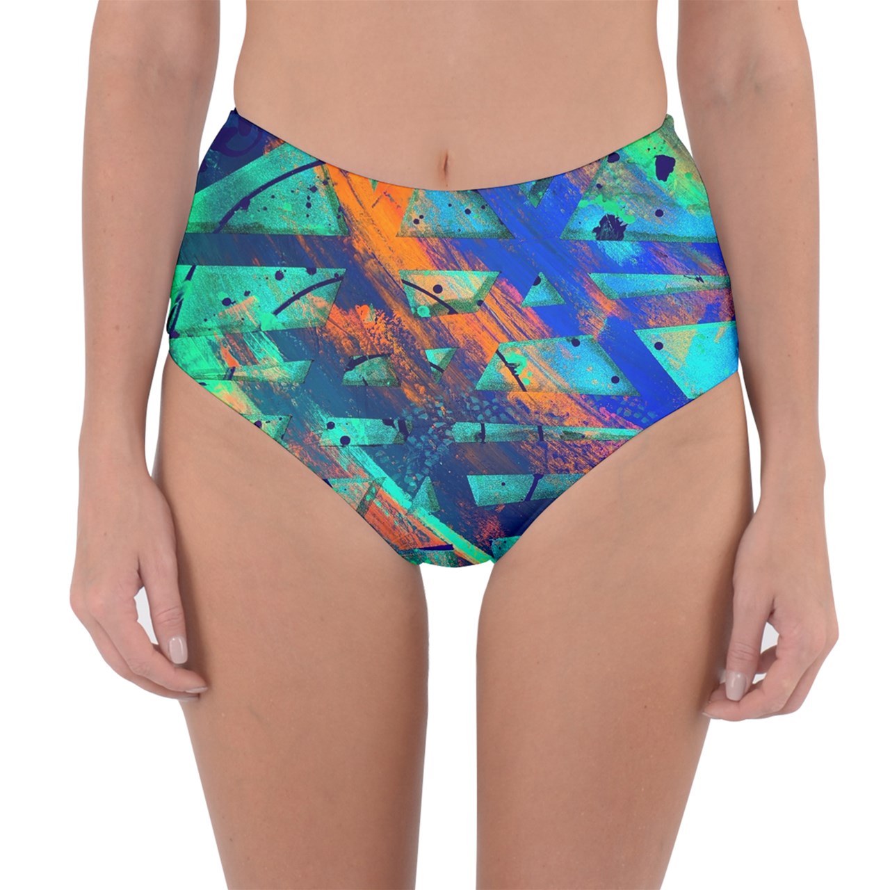 Gavin Scott Reversible High-Waist Bikini Bottoms (Femme XS-3XL)