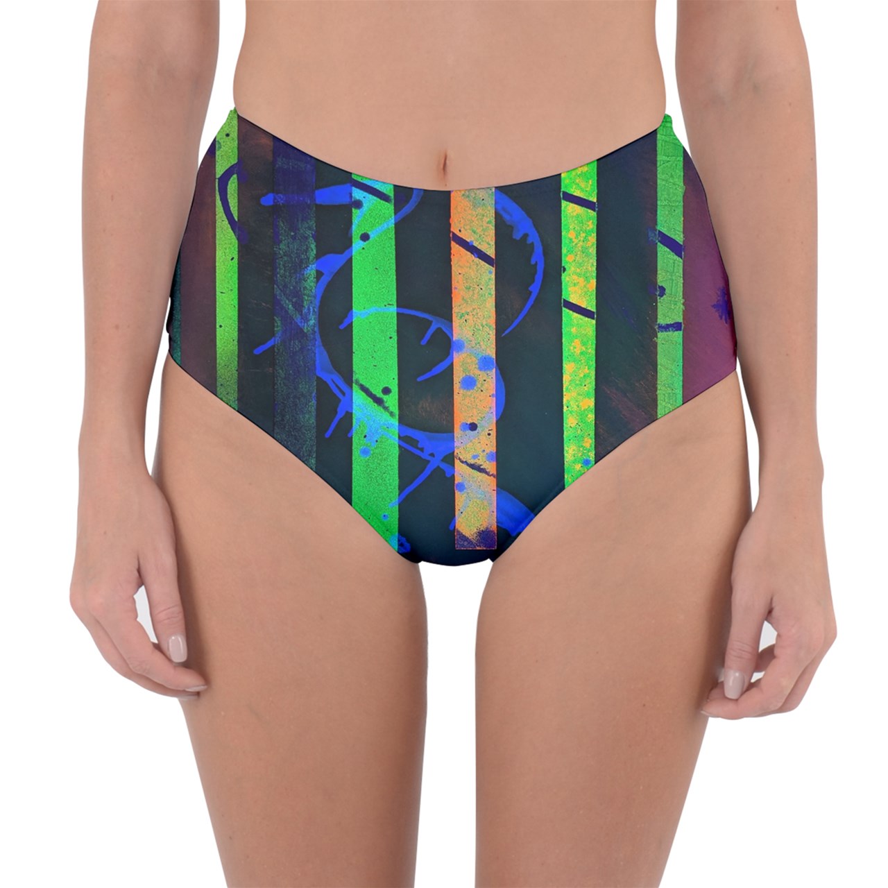 Gavin Scott Reversible High-Waist Bikini Bottoms (Femme XS-3XL)