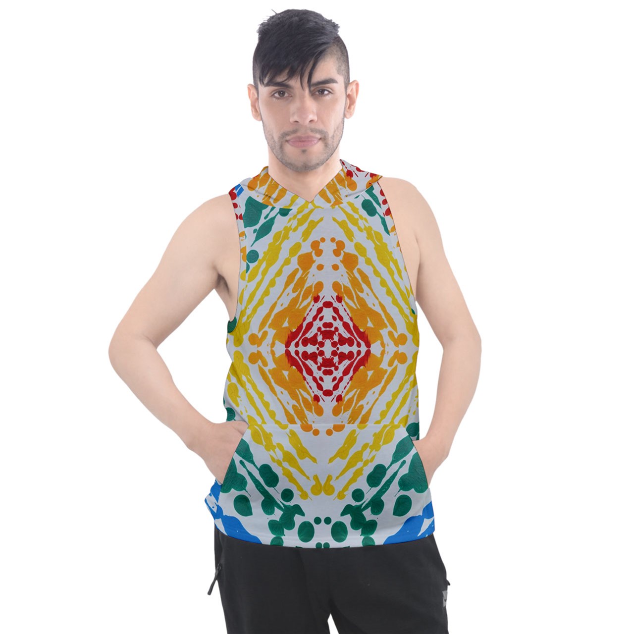 Gavin Scott PRIDE Sleeveless Hoodie (Masc XS-3XL)