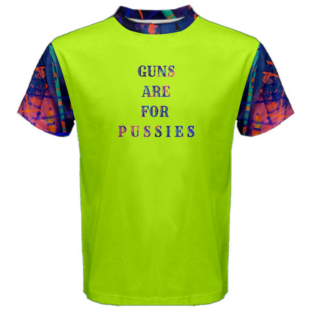 Gavin Scott GUNS ARE FOR PUSSIES Tee (Masc)