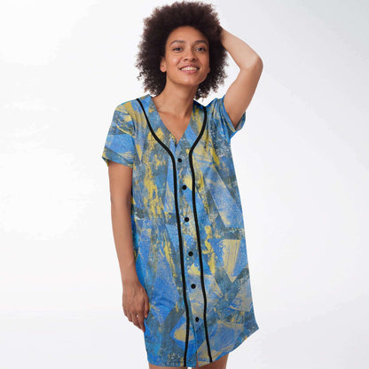 Gavin Scott Baseball Jersey Dress (Femme XS-3XL)