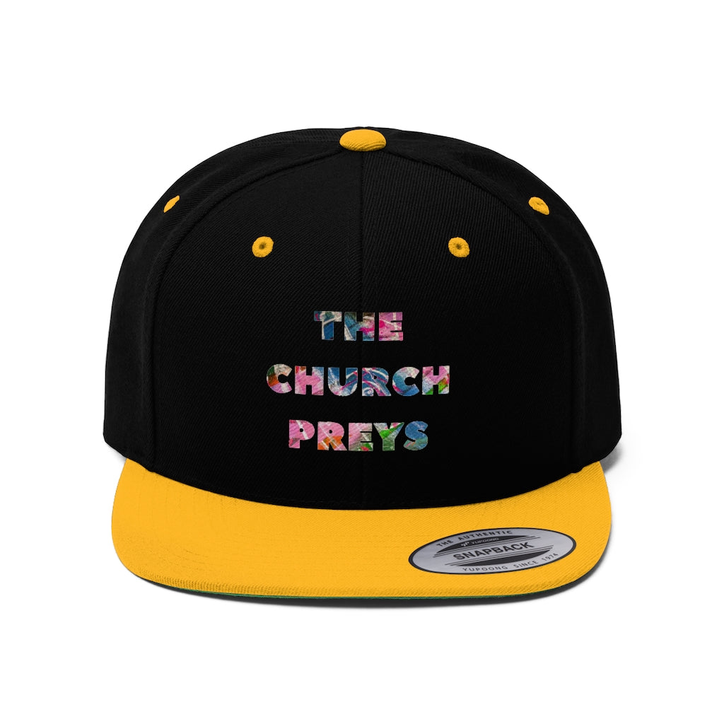 Gavin Scott "THE CHURCH PREYS" Flat Bill Hat