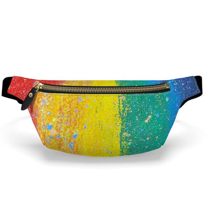 Gavin Scott PRIDE 100% Genuine Nappa Leather Bum Bag / Fanny Pack / Crossbody Bag