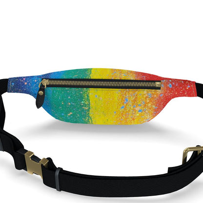 Gavin Scott PRIDE 100% Genuine Nappa Leather Bum Bag / Fanny Pack / Crossbody Bag