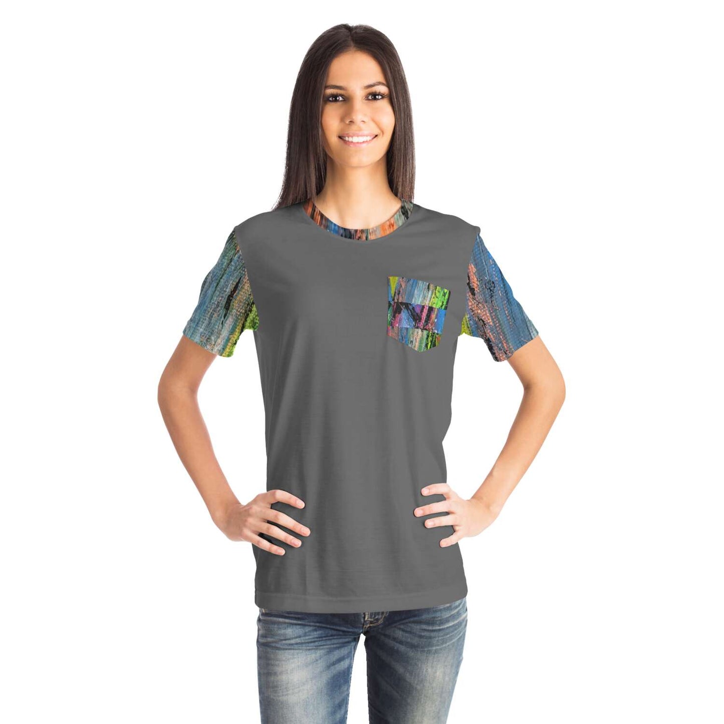 Gavin Scott Splash of Color Pocket Tee (Genderless XS-4XL)