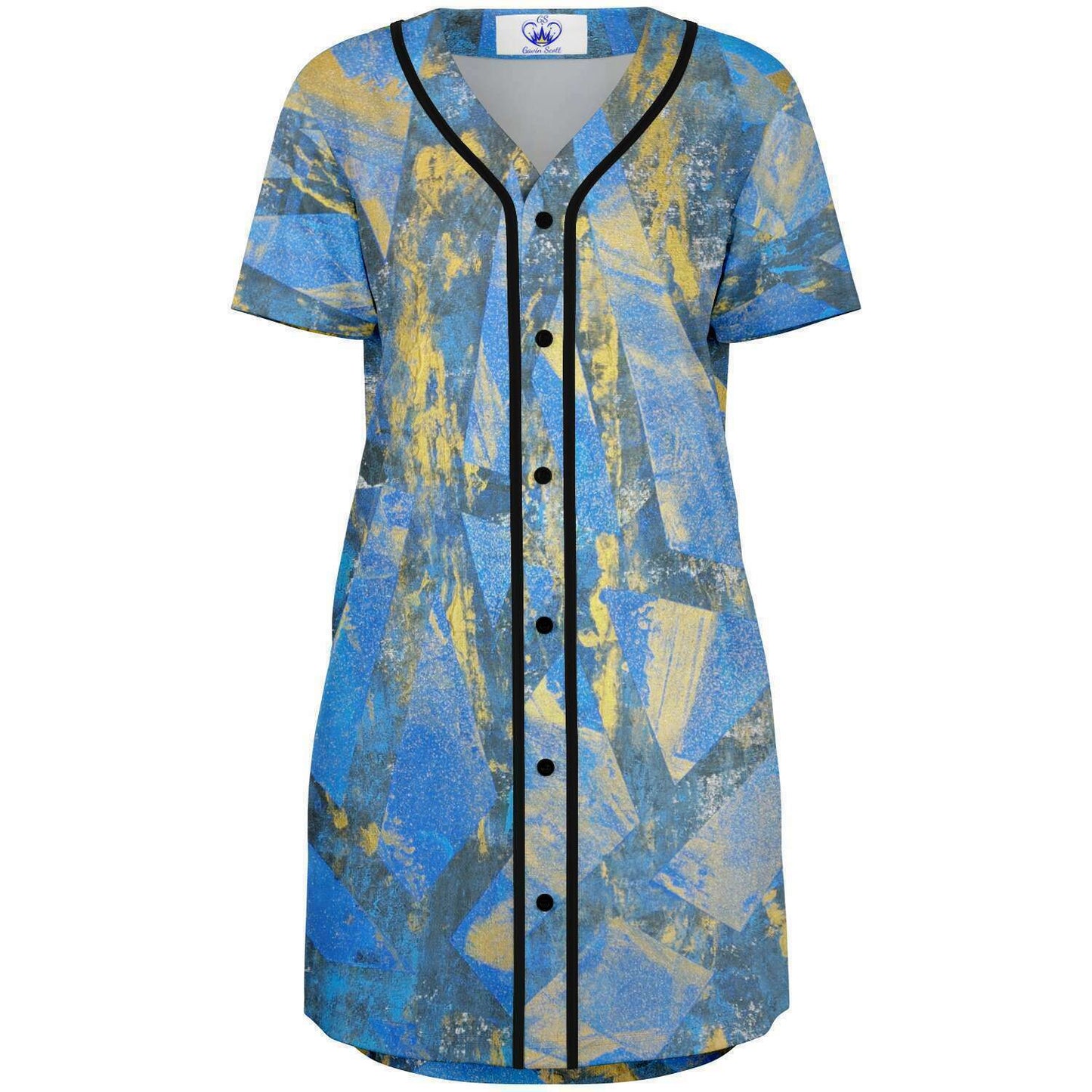 Gavin Scott Baseball Jersey Dress (Femme XS-3XL)