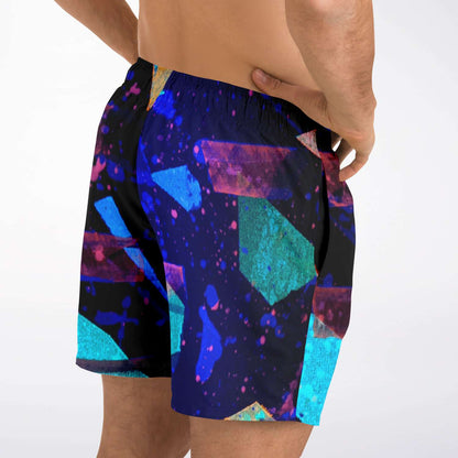 Gavin Scott Square Cut Swim Trunks (Masc XS-3XL)