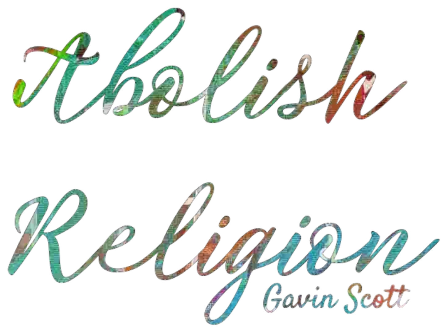 Gavin Scott ABOLISH RELIGION Sport Mesh Tee (Masc XS-5XL)