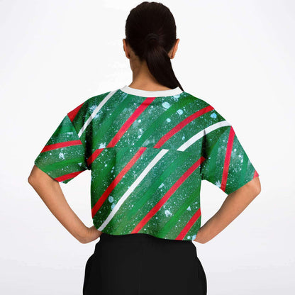 Gavin Scott Cropped Football Jersey w/White Collar (Femme XS-XL)