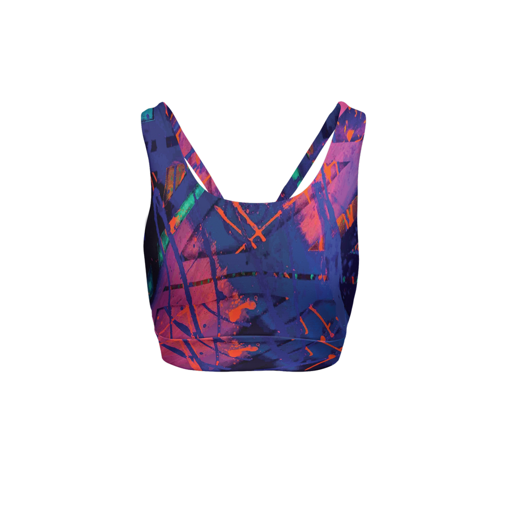 Gavin Scott Racerback Butter Soft Sports Bra (XS-3XL)