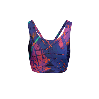 Gavin Scott Racerback Butter Soft Sports Bra (XS-3XL)