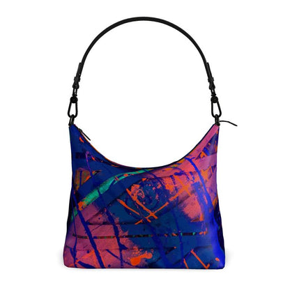 Gavin Scott Deluxe Leather Square Shoulder Bag