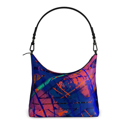 Gavin Scott Deluxe Leather Square Shoulder Bag