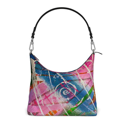 Gavin Scott Deluxe Leather Square Shoulder Bag