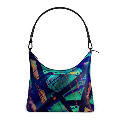 Gavin Scott Deluxe Leather Square Shoulder Bag