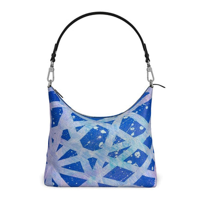 Gavin Scott Deluxe Leather Square Shoulder Bag