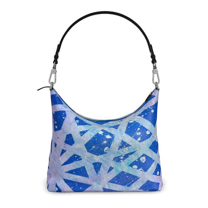 Gavin Scott Deluxe Leather Square Shoulder Bag