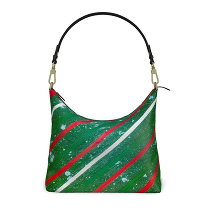 Gavin Scott Deluxe Leather Square Shoulder Bag