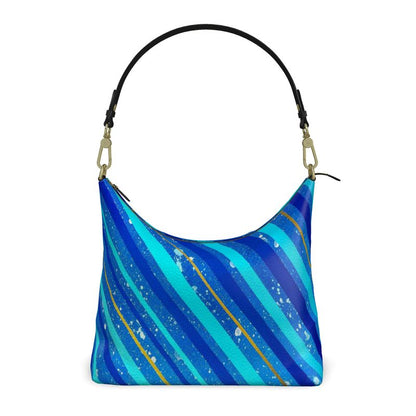 Gavin Scott Deluxe Leather Square Shoulder Bag