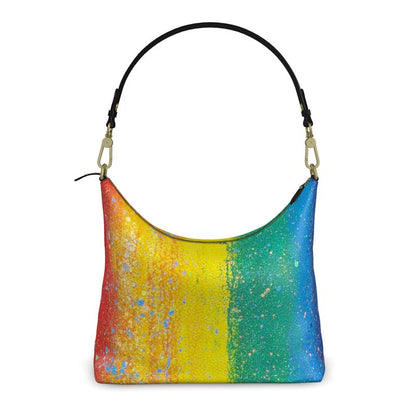 Gavin Scott Deluxe Leather PRIDE Square Shoulder Bag