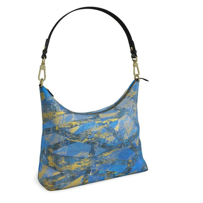 Gavin Scott Deluxe Leather Square Shoulder Bag