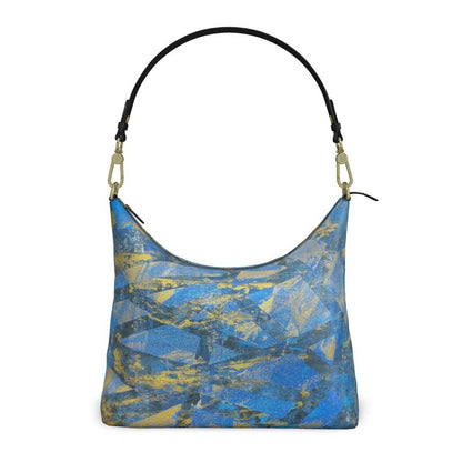 Gavin Scott Deluxe Leather Square Shoulder Bag