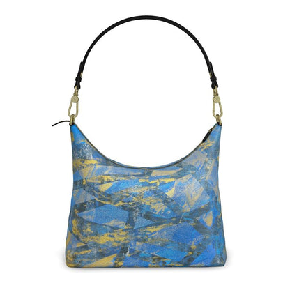 Gavin Scott Deluxe Leather Square Shoulder Bag